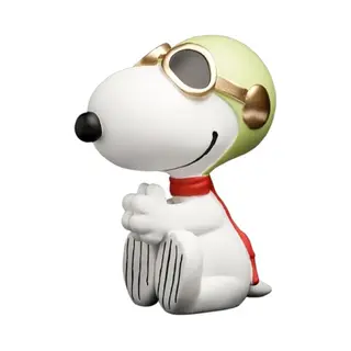 Blogo Witte Snoopy Aviator Figuur