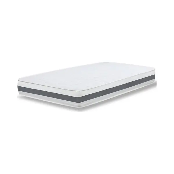 The White Stone Hypoallergenic Waterfoam Mattress, 20 Cm, Breathable & Antibacterial In White | Size, Single thumbnail
