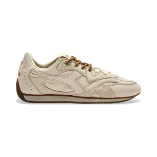 Diadora Unisex. 201182807 Equipe Revenge Leather Sneakers Dune Used Italia Beige (40), Flat, Laces, Casual