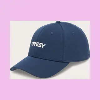 Oakley 6 Panel Stretch Embossed Kappe Marineblau/weiß - L-Xl