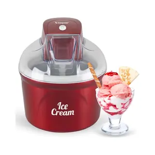 Beper P102GEL002 IJsmachine, Gekoeld, Ijsmachine, Ijsmachine, Ijssorbets En Yoghurt, Koeltank Van Aluminium, Dubbel Geïsoleerd, Inhoud 1, 8 L,