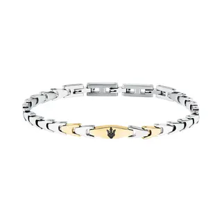 Maserati Trendy Two-Tone Bracelet For Men Iconic Jm225Avd84