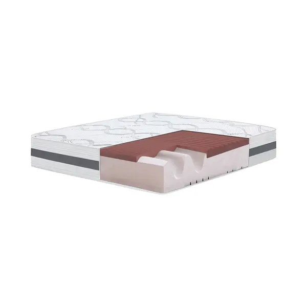 The White Stone - Memory Foam-matratze 110 X 170 Höhe 27cm Hypoallergener Und Atmungsaktiver Stoff Orthopädische Und Ergonomische Eigenschaften thumbnail