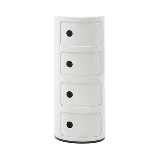 Kartell - Storage Componibili - White - Abs - Designer Anna Castelli Ferrieri