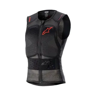 Alpinestars 6508123-009-L motorcycle jacket/vest Male Motorcycle vest Black, Red, Transparent