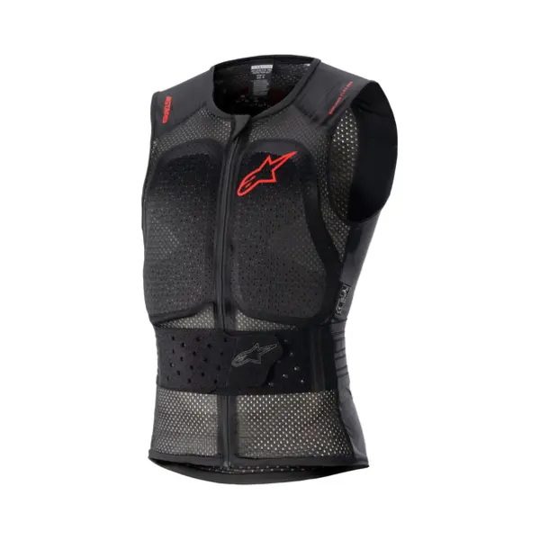 Alpinestars 6508123-009-L Motorradjacke & -weste Männlich Motorrad-Weste Schwarz, Rot, Transparent thumbnail