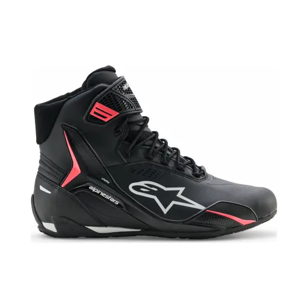 Alpinestars Woman Stella Faster-4 Drystar® Shoes Black Gray Coral Fluo thumbnail