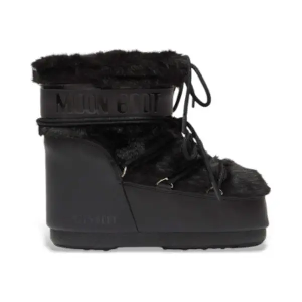 Moon Boot Für Damen. 80D1409390 Icon Low Faux Stiefel Schwarz (42/44), Wohnung, Keine, Lässig, Schnee thumbnail