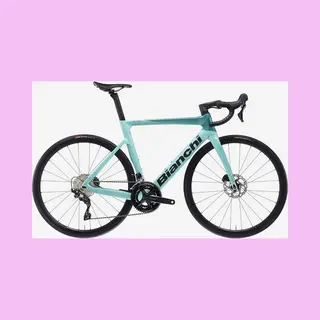 Bianchi Oltre Race Shimano 105 Di2 Rennrad Hellblau - 53