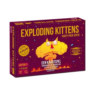 Exploding Kittens – Party Pack – Kaartspel Voor 2–10 Spelers (Nederlands)