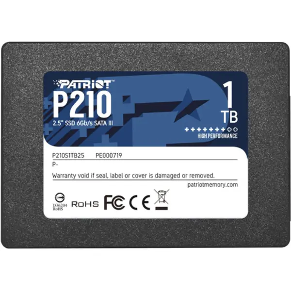 Patriot Memory P210 1 Tb 2.5" Sata Iii thumbnail