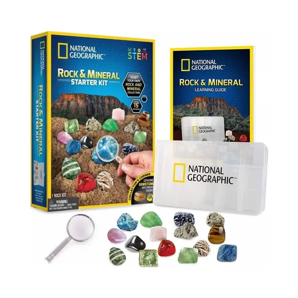 National Geographic Experimentierkasten, (1-tlg), Rock + Mineral Starter Kit thumbnail