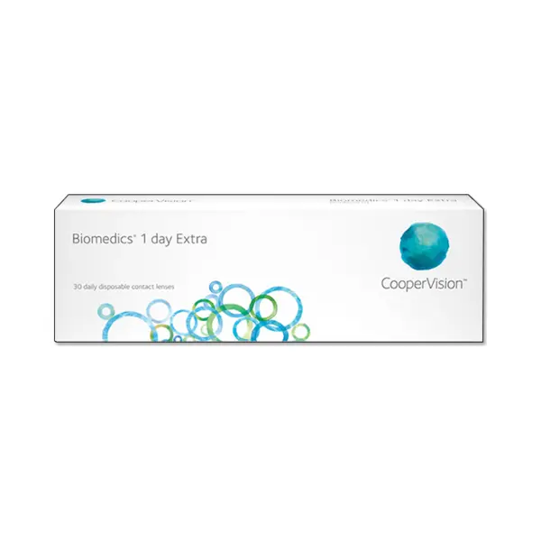 Biomedics 1 Day Extra Sphere, Tageslinsen Weich, 30 Stück / Bc 8.60 Mm / Dia 14.20 Mm / -3.25 Dioptrien thumbnail