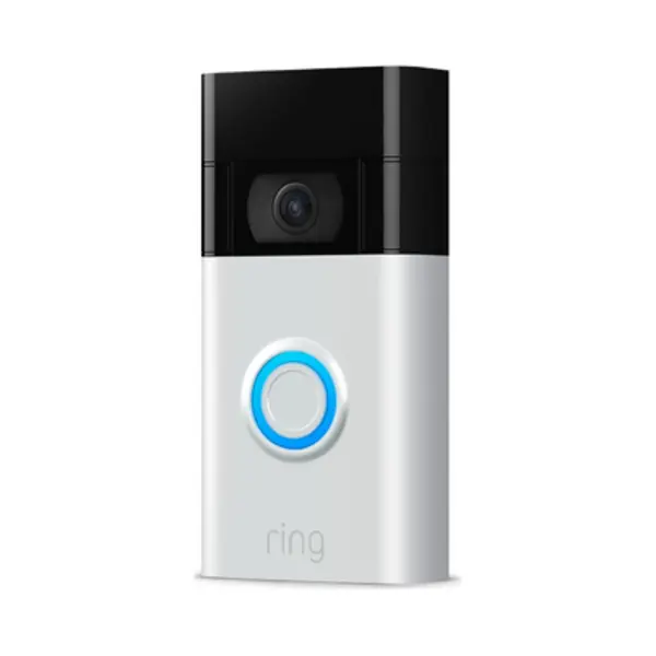 Ring Video Doorbell Zwart, Nikkel thumbnail