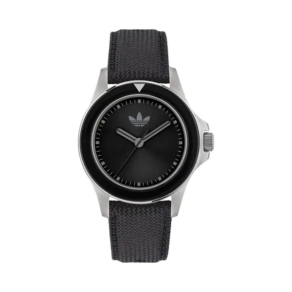 Adidas Originals Expression One AOFH23016 Horloge - Leer - Zwart - Ø 44 Mm thumbnail