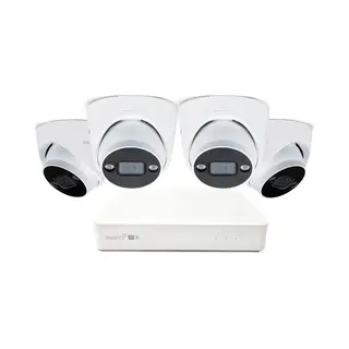 Swann AdvancedX 3K Wired Nvr Security System with 24/7 Recording - 4 Dome Camera Kit