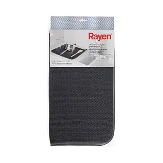 Rayen Afdruipmat, Super Absorberend Materiaal, Sneldrogend, Voorkomt Vocht, Donkergrijs, 40 X 46 Cm