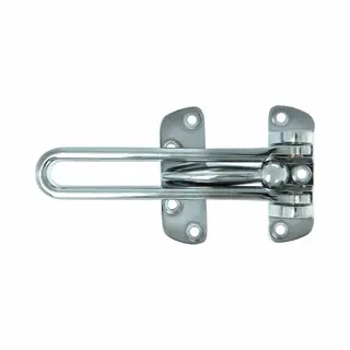 Amig Kierstandhouder 120mm - Verchroomd - Deurketting Voor Binnendraaiende Deuren - Hoogglans Zilver - Inclusief Montageset