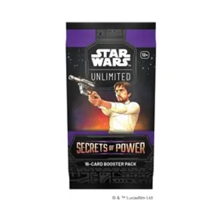 Asmodee - Ffg - Star Wars, Unlimited Trading Card Game - Secrets Of Power - Booster Mit 16 Karten - Tcg Für Kinder Und Erwachsene, Alter 12+, 2+