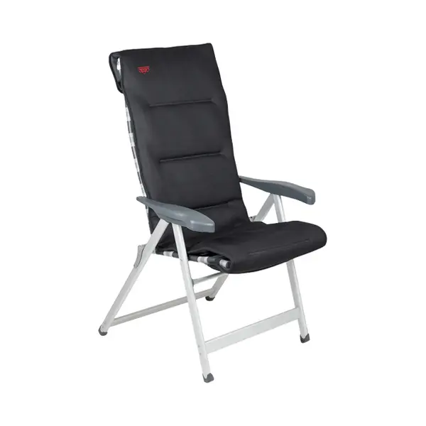 Crespo Air-Deluxe Campingstuhl 4 Beine Schwarz, Grau thumbnail