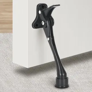 1 Stuk Deurstopper - Zware Deurstopper - Deurstop Bij Aanraking - Hoefijzer Deurstopper - Voor Binnen En Buiten（zwart）