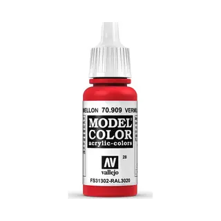 Vallejo 70.909 Acrylfarbe 17 ml Zinnoberflasche