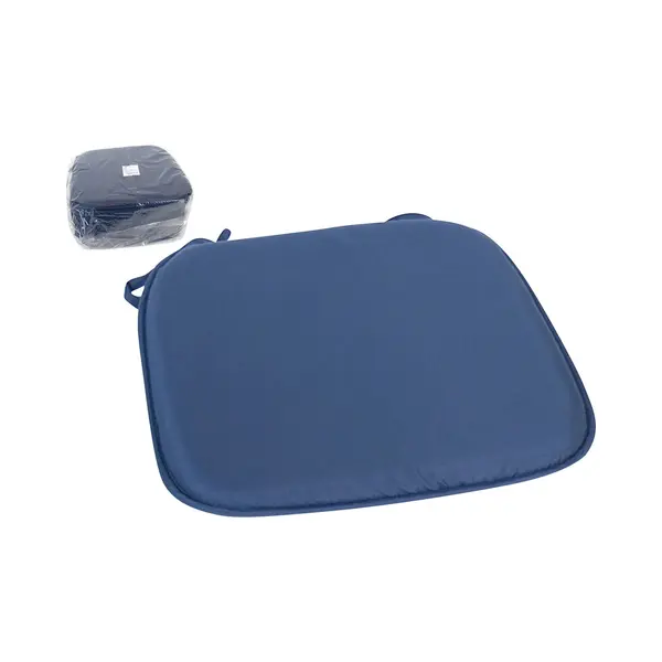 Gerimport Stoelkussen Anna - Binnen/buiten - Donkerblauw - 39 X 39 X 3 Cm - Polyester thumbnail
