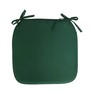 Gerimport Stoelkussen Anna - Binnen/buiten - Donkergroen - 39 X 39 X 3 Cm - Polyester