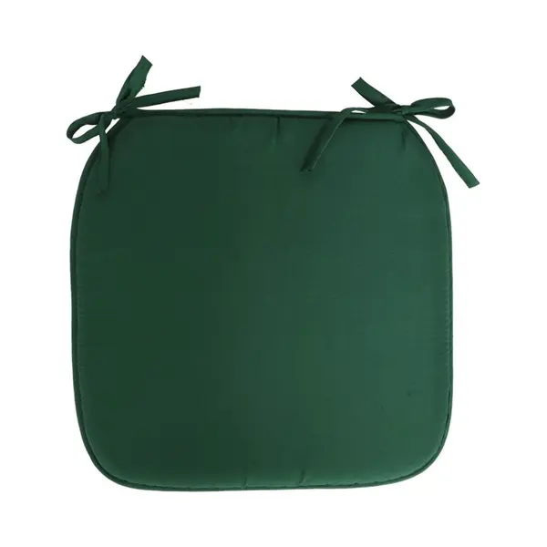 Gerimport Stoelkussen Anna - Binnen/buiten - Donkergroen - 39 X 39 X 3 Cm - Polyester thumbnail
