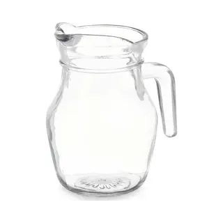 Vivalto Schenkkan/water/ Wijn Karaf - Glas - Transparant - 500 Ml - D9 X H13 Cm - Met Schenktuit