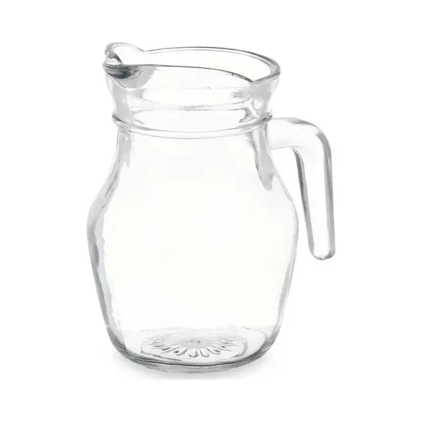 Vivalto Schenkkan/water/ Wijn Karaf - Glas - Transparant - 500 Ml - D9 X H13 Cm - Met Schenktuit thumbnail