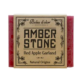 Amber Stone Rode Appel Garlan - 1 Stuk