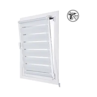 Storesdeco Doppelrollo Klemmfix Ohne Bohren. Klemmrollo Einfache Montage, Zebra Rollo Lichtdurchlässig Und Verdunkelnd, Duo Rollo Ideal Für