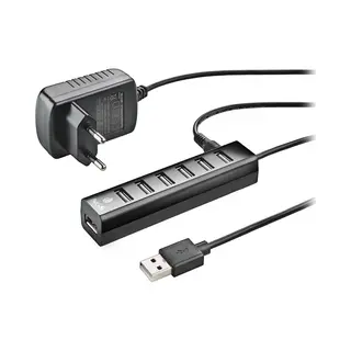 Ngs IHUB7 Tiny Usb 2.0 480 Mbit/s Black