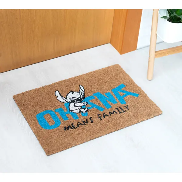 Erik Disney Stitch Ohana Door Mat thumbnail