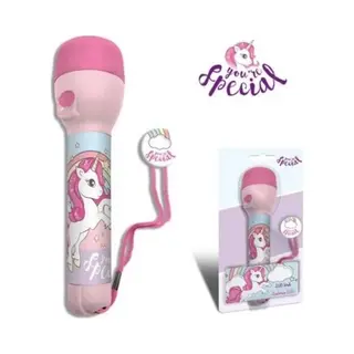 Kids Licensing Zaklamp Led Eenhoorn - Roze Voor Meisjes - 21 Cm - Unicorn