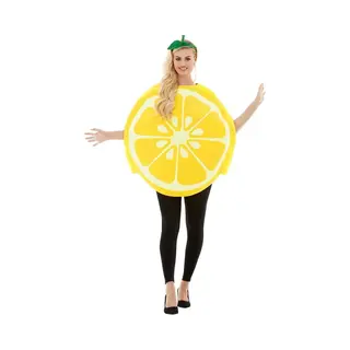 Funidelia | Zitronen Kostüm Für Herren Und Damen Größe Einheitsgröße Obst, Essen - Farben, Gelb, Zubehör Für Kostüm - Lustige Kostüme Für
