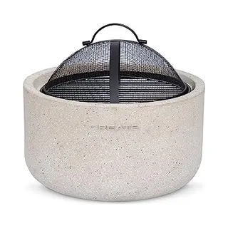 Create Create - Vuurschaal Voor Buiten, Met Grill, Bestand Tegen Strenge Klimaten, Met Vonkenvanger, Lichtgewicht - Fire Bowl Grill