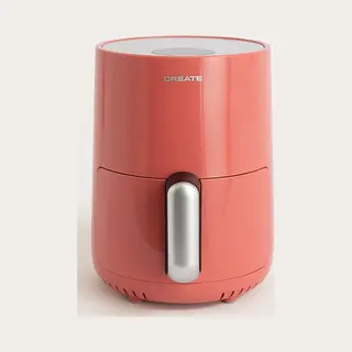Create Air Fryer Enkel 1,5 l Vrijstaand 900 W Heteluchtfriteuse Terracotta