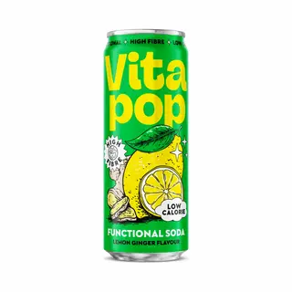 Vita Pop Soda Lemon Ginger (12x 33cl)