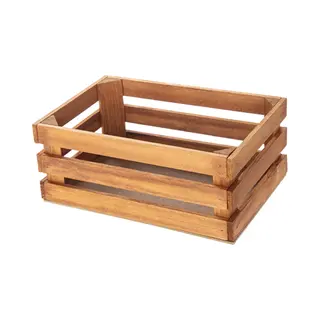 Cm Opbergkist/Fruitkist - Hout - Decoratieve Kist - Vintage Look - 15 X 23 X 9 Cm - Aardappel/appel Kistjes