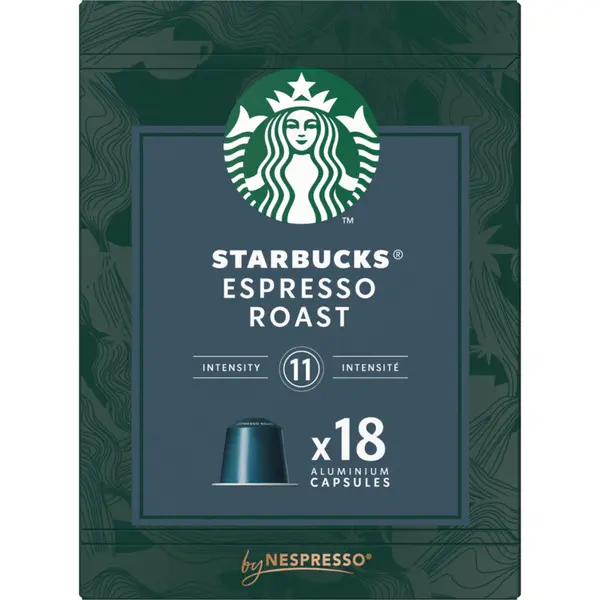 Starbucks - Espresso Dark Roast - 18 Koffiecapsules thumbnail