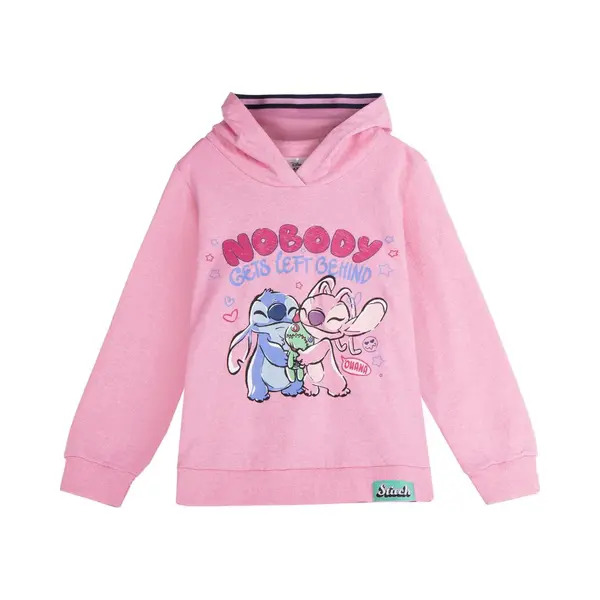 Disney Pullover Stitch Hoodie Meisjes Roze Lange Mouwen Disney Sweater thumbnail