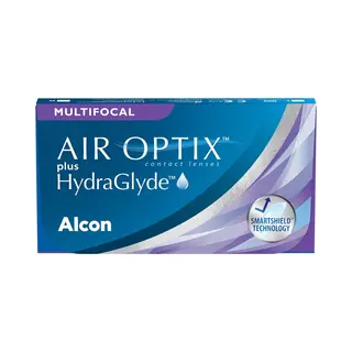 Air Optix Plus HydraGlyde Multifocal Monatslinsen Weich | 6 Stück | Bc 8.6 Mm | Dia 14.2 Mm | Add High | +01.50 Dioptrien