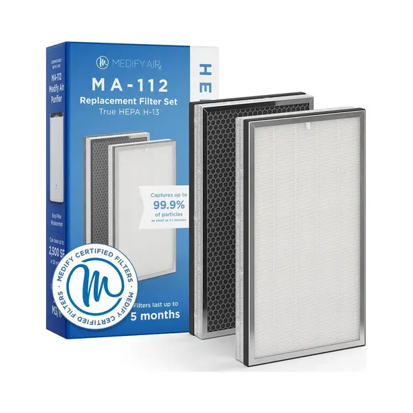 Medify Air Ma-112 Ersatzfilter - Hepa H13-1 Stück - Luftreinigung - Aktivkohle - Luftfilter - Lufterfrischer Wohnung - Geruchsneutralisierer thumbnail