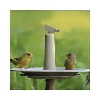 Meuwissen Agro Voederschaal/vogelbad Goldfinch - Taupe - 32 X 22 Cm - Kunststof - Staand - Demonteerbaar
