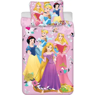 Disney Princess Dekbedovertrek Beauty - 140 X 200 Cm / 60 X 70 Cm - Katoen