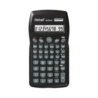 Rebell SC2030 calculator Pocket Wetenschappelijke rekenmachine Zwart