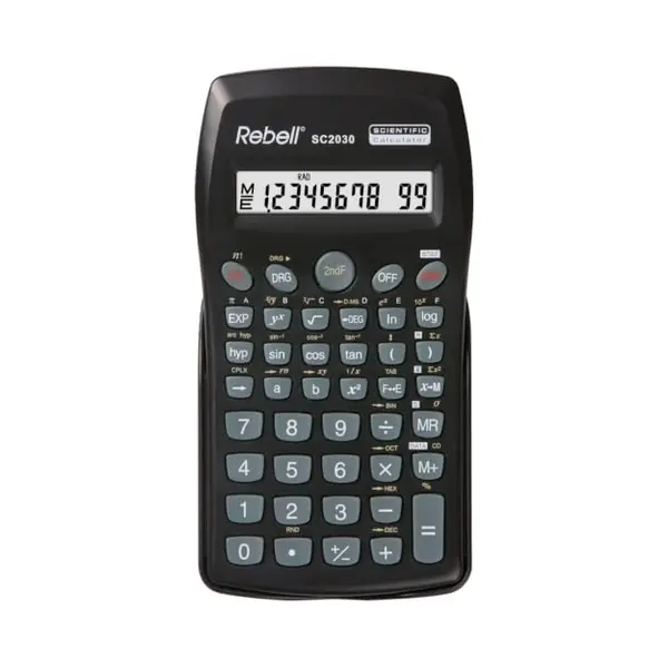 Rebell SC2030 calculator Pocket Wetenschappelijke rekenmachine Zwart thumbnail