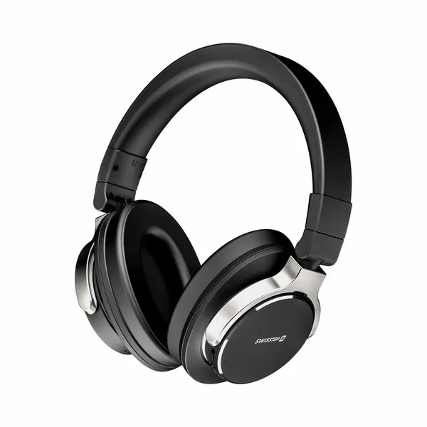 Swissten Jumbo - Draadloze Bluetooth Over-ear Koptelefoon - Zwart thumbnail